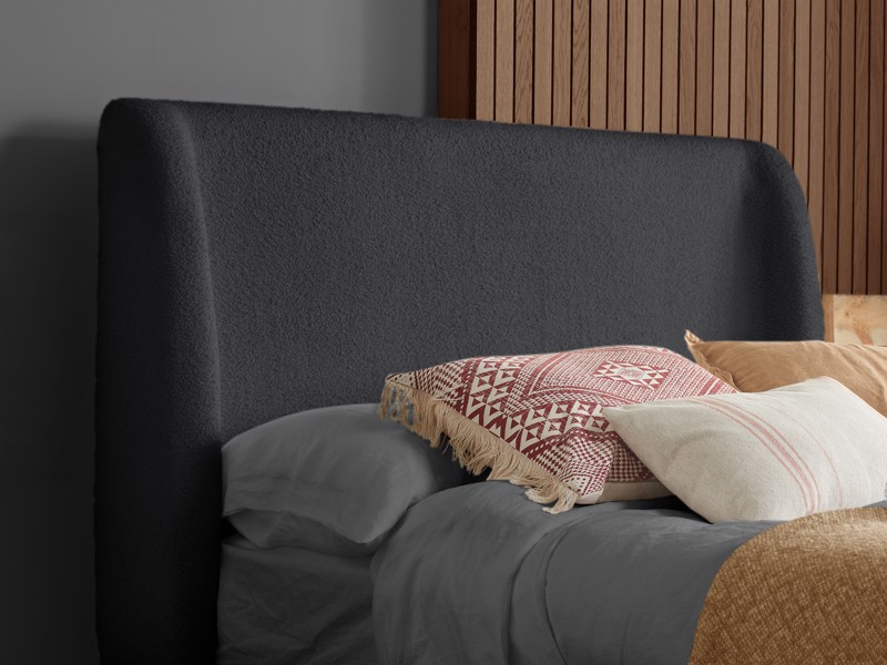 Land Of Beds Marla Grey Fabric Ottoman Bed4