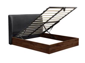 Land Of Beds Marla Grey Fabric Ottoman Bed7