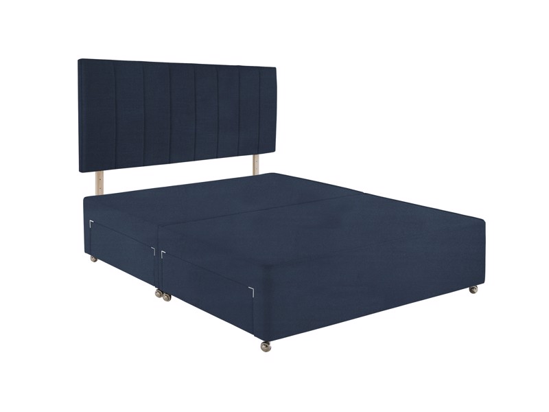 Relyon Super King Size - CLEARANCE STOCK - Midnight Baronial Headboard Bed Base1