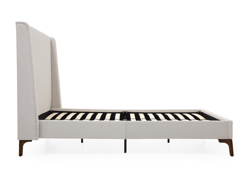 Land Of Beds King Size - CLEARANCE STOCK - Eden Beige Fabric King Size Bed Frame5