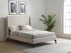 Land Of Beds King Size - CLEARANCE STOCK - Eden Beige Fabric King Size Bed Frame1