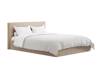 Land Of Beds Mia Beige Fabric Single Ottoman Bed2