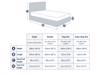 Land Of Beds Mia Beige Fabric Single Ottoman Bed7