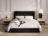 Land Of Beds Mia Black Fabric Ottoman Bed1
