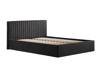Land Of Beds Mia Black Fabric Ottoman Bed4