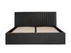 Land Of Beds Mia Black Fabric Ottoman Bed6