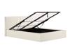 Land Of Beds Mia Cream Fabric Single Ottoman Bed3