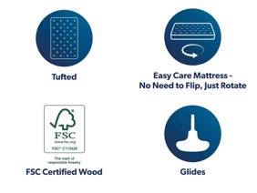 Silentnight UltraGel 2000 Box Top Single Divan Bed10