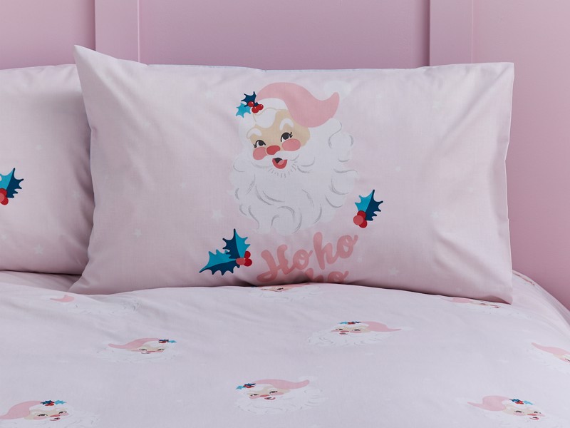Catherine Lansfield Vintage Christmas Santa Duvet Cover Set5