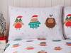 Catherine Lansfield Christmas Party Robins Duvet Cover Set5