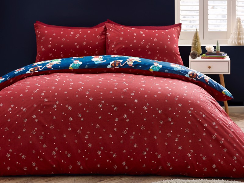 Catherine Lansfield Christmas Elves Duvet Cover Set3