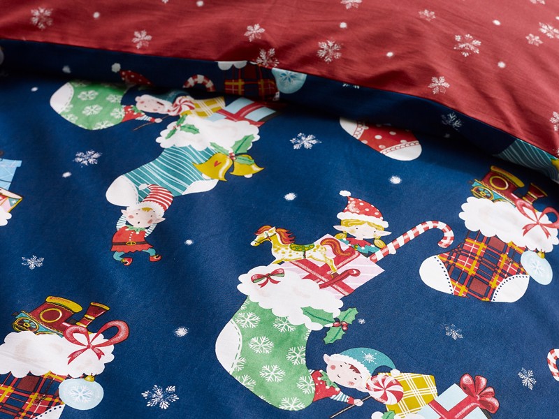 Catherine Lansfield Christmas Elves Duvet Cover Set6