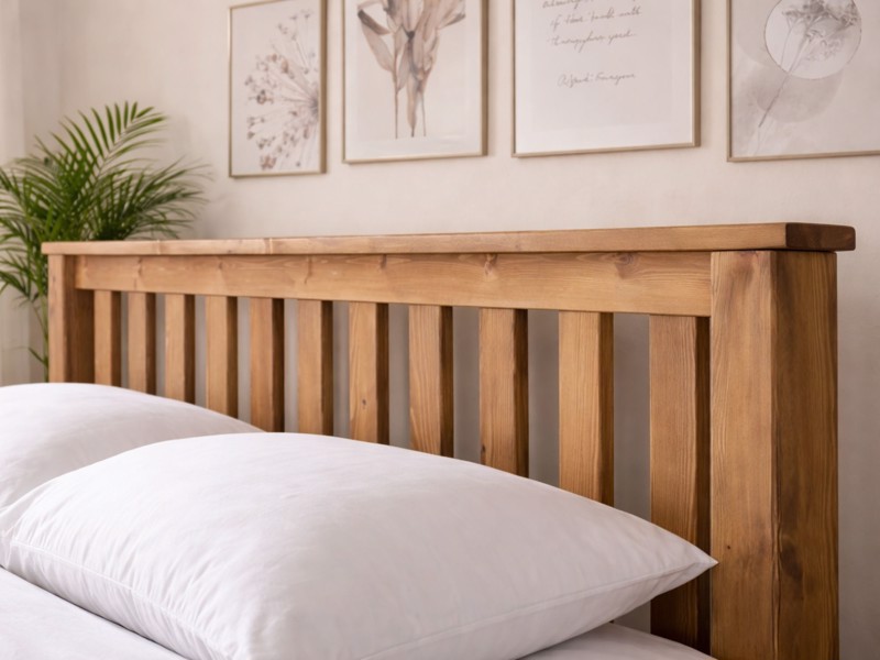 Land Of Beds Thornby Low Foot End Wooden Bed Frame3