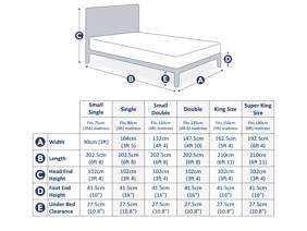 Land Of Beds Thornby Low Foot End Wooden Double Bed Frame12