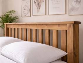 Land Of Beds Thornby Low Foot End Wooden Double Bed Frame3