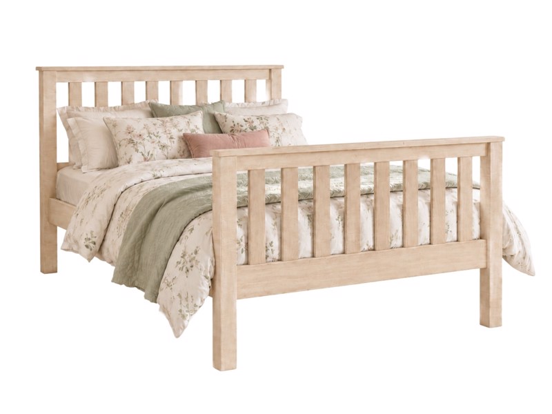 Land Of Beds Thornby High Foot End Wooden Bed Frame3