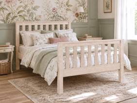 Land Of Beds Thornby High Foot End Wooden Bed Frame1