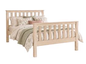 Land Of Beds Thornby High Foot End Wooden Bed Frame3