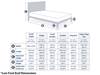 Land Of Beds Meadowcroft Wooden Super King Size Bed Frame11