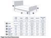 Land Of Beds Meadowcroft Wooden Super King Size Bed Frame12