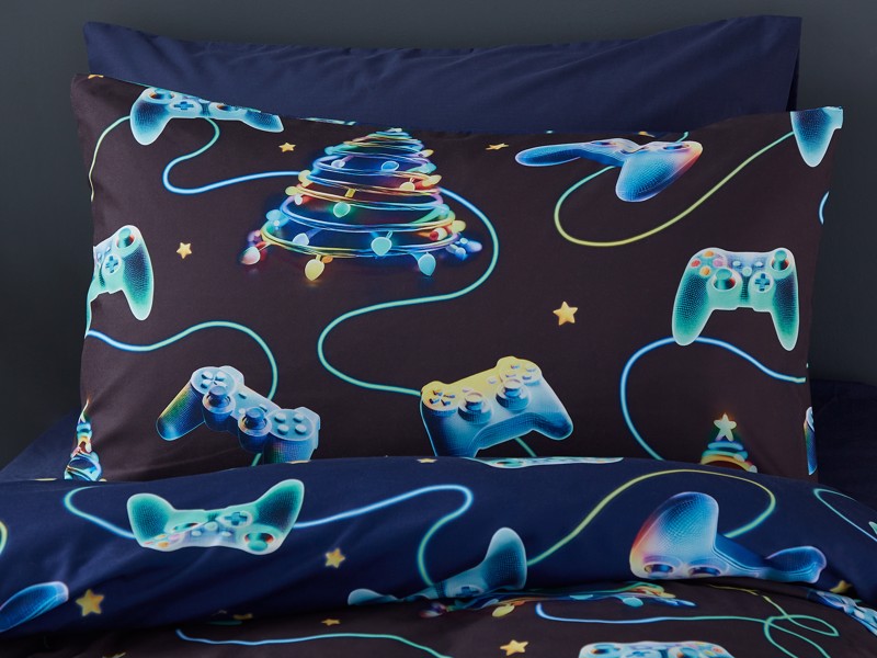 Catherine Lansfield Christmas Gamer Duvet Cover Set2