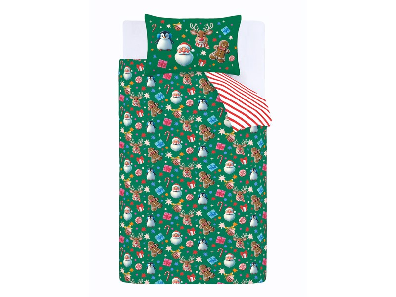 Catherine Lansfield Christmas Icons Duvet Cover Set4