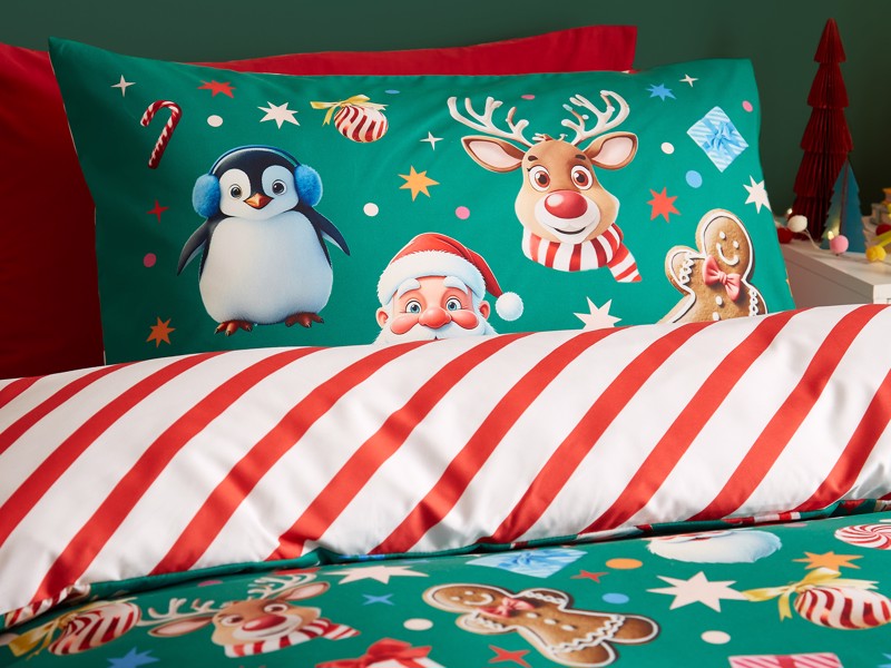 Catherine Lansfield Christmas Icons Duvet Cover Set5