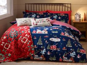 Catherine Lansfield Christmas Ski Village Duvet Cover Set1