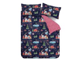 Catherine Lansfield Christmas Ski Village Duvet Cover Set4