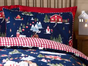 Catherine Lansfield Christmas Ski Village Duvet Cover Set5