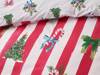Catherine Lansfield Christmas Stripe Super King Size Duvet Cover Set6