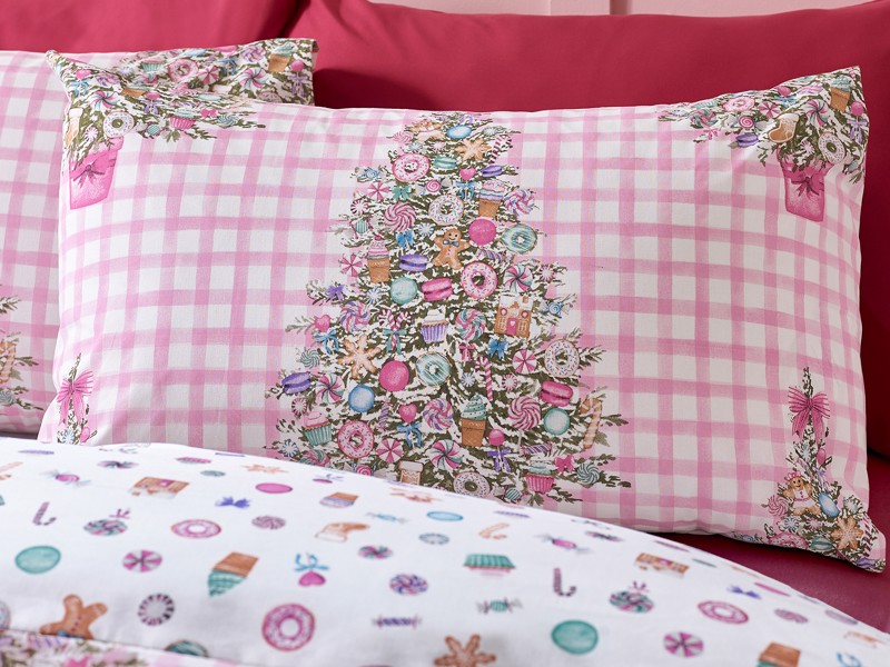 Catherine Lansfield Christmas Sweets & Treats Duvet Cover Set2