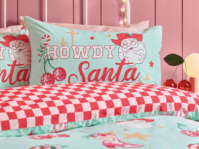 Catherine Lansfield Santas Howdy Christmas Duvet Cover Set2