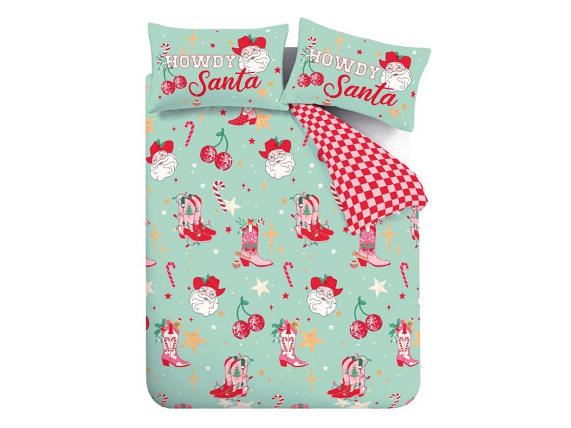 Catherine Lansfield Santas Howdy Christmas Duvet Cover Set6