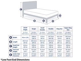 Land Of Beds Willowbrook Wooden Bed Frame11