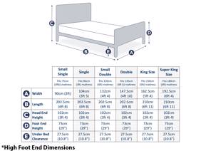 Land Of Beds Willowbrook Wooden Bed Frame12