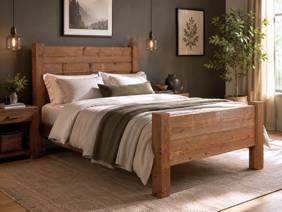 Land Of Beds Heathmore Wooden Bed Frame1