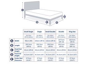 Land Of Beds Larkrise Wooden Bed Frame10