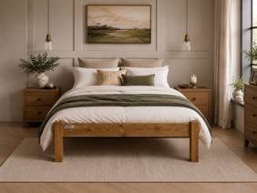 Land Of Beds Thistleby Wooden Bed Frame2