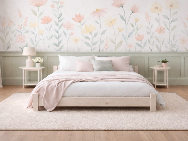 Land Of Beds Elmbrook Wooden Bed Frame2