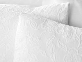 Bianca Fine Linens Fleur Matelasse Duvet Cover Set5