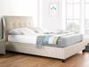 Land Of Beds Kennedy Oatmeal Fabric Super King Size Ottoman Bed2