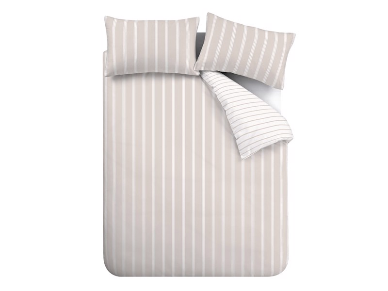 Bianca Fine Linens Ashford Stripe Natural Duvet Cover Set5