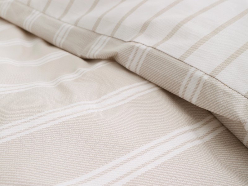 Bianca Fine Linens Ashford Stripe Natural Duvet Cover Set7