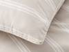 Bianca Fine Linens Ashford Stripe Natural Duvet Cover Set6