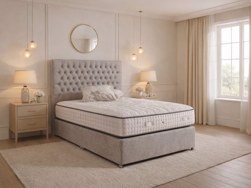 Lewis & Jones Tranquillity Deluxe King Size Zip & Link Divan Bed1