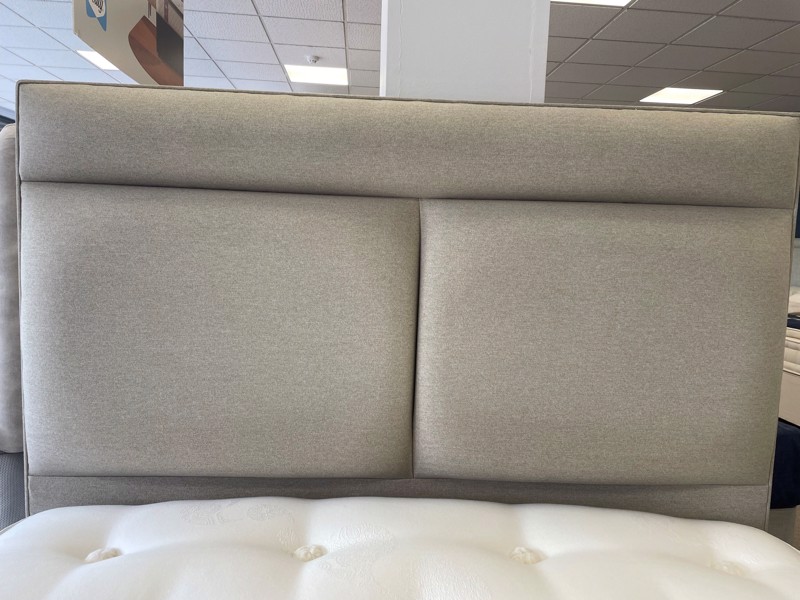 Highgrove Beds Double Size - CLEARANCE - Ex-Showroom - Tweed Wheat Norbury Headboard and Grange Ortho 1000 Divan Bed4