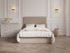 Land Of Beds Tall Mia Beige Fabric Super King Size Ottoman Bed1