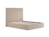 Land Of Beds Tall Mia Beige Fabric Super King Size Ottoman Bed4