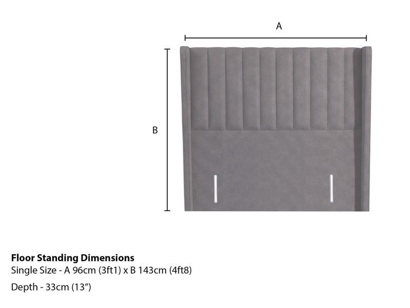 Tempur Adjustable Single Size - CLEARANCE STOCK - Soho Light Grey Suffolk Wickham Headboard and Pro Plus SmartCool Adjustable Bed8